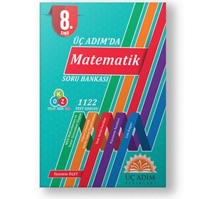 8. Sınıf Üç Adım'da Matematik Soru Bankası-Üç Adım Yayınları