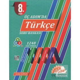 8.Sınıf Üç Adım'da Türkçe Soru Bankası-3 Adım Yayınları