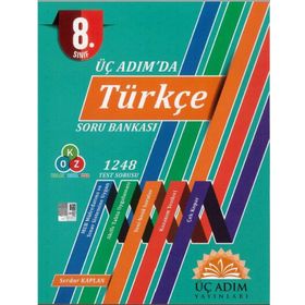 8.sınıf Üç Adım'da Türkçe Soru Bankası-Üç Adım Yayınları