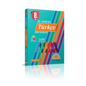 8.sınıf Üç Adım'da Türkçe Soru Bankası-Üç Adım Yayınları