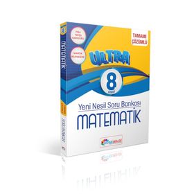 8. Sınıf Ultra Matematik Çözümlü Soru Bankası Köşebilgi Yayınları