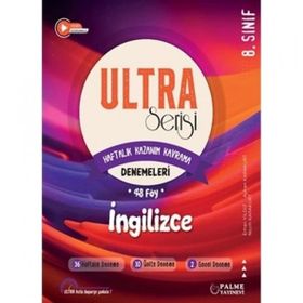 8. Sınıf Ultra Serisi İngilizce Denemeleri 48 Föy - Palme Yayıncılık