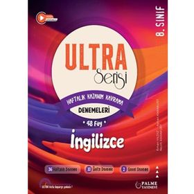 8. Sınıf Ultra Serisi İngilizce Denemeleri 48 Föy - Palme Yayıncılık