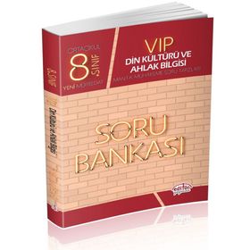 8. Sınıf Vip Din Kültürü Ve Ahlak Bilgisi Soru Bankası Editör Yayınları