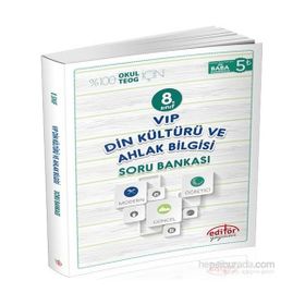 8. Sınıf VIP Din Kültürü ve Ahlak Bilgisi Soru Bankası - Önder Poyaz Kuddusi Günaydın