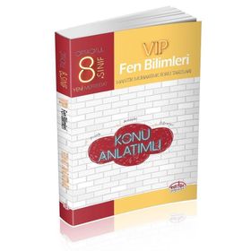 8. Sınıf VIP Fen Bilimleri Konu Anlatımlı Editör Yayınları