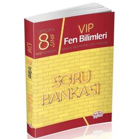 8. Sınıf VIP Fen Bilimleri Soru Bankası Editör Yayınları