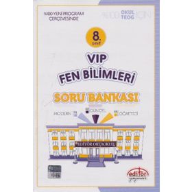 8. Sınıf VIP Fen Bilimleri Soru Bankası Editör Yayınları