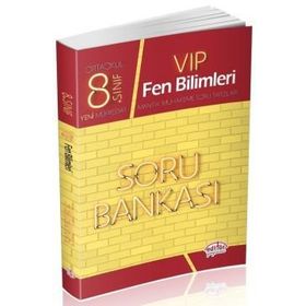 8. Sınıf VIP Fen Bilimleri Soru Bankası Editör Yayınları