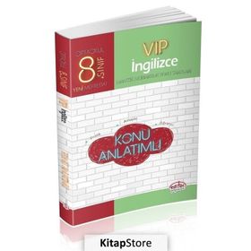 8. Sınıf VIP İngilizce Konu Anlatımlı Editör Yayınları