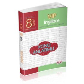 8. Sınıf VIP İngilizce Konu Anlatımlı Editör Yayınları