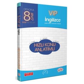 8. Sınıf VIP İngilizce Konu Anlatımlı Editör Yayınları