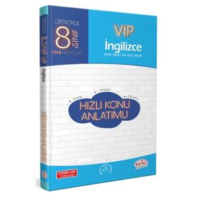 8. Sınıf VIP İngilizce Konu Anlatımlı Editör Yayınları