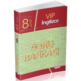8. Sınıf VIP İngilizce Soru Bankası Editör Yayınları