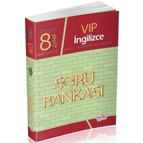 8. Sınıf VIP İngilizce Soru Bankası Editör Yayınları