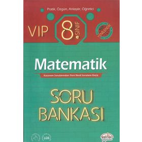8. Sınıf VIP LGS Matematik Soru Bankası-Editör Yayınları