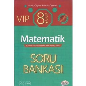 8. Sınıf VIP LGS Matematik Soru Bankası-Editör Yayınları