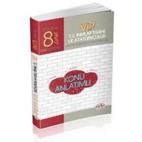 8. Sınıf VIP LGS T.C. İnkılap Tarihi ve Atatürkçülük Hızlı Konu Anlatımlı-Editör Yayınları