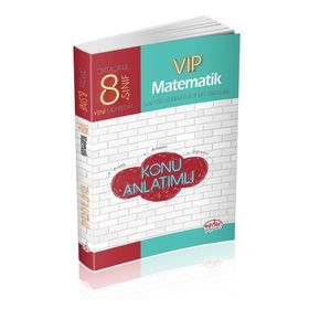 8. Sınıf VIP Matematik Konu Anlatımlı - Editör Yayınları
