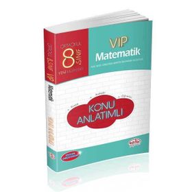 8. Sınıf VIP Matematik Konu Anlatımlı - Editör Yayınları