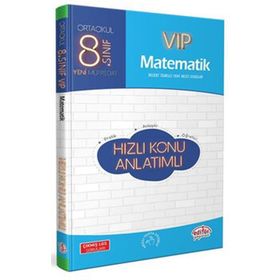 8. Sınıf VIP Matematik Konu Anlatımlı - Editör Yayınları