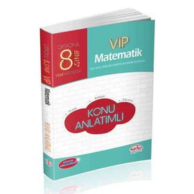 8. Sınıf VIP Matematik Konu Anlatımlı - Editör Yayınları