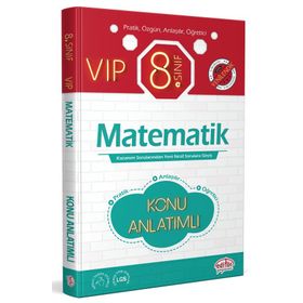 8. Sınıf VIP Matematik Konu Anlatımlı - Editör Yayınları