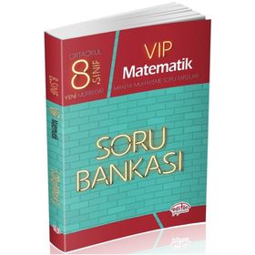 8. Sınıf Vip Matematik Soru Bankası Komisyon Editör Yayınları