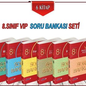 8. Sınıf Vip Soru Bankası Seti 6 Kitap Editör Yayınları