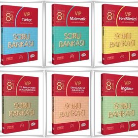 8. Sınıf Vip Soru Bankası Seti 6 Kitap Editör Yayınları