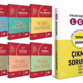 8. Sınıf Vip Soru Bankası Seti 6 Kitap Editör Yayınları