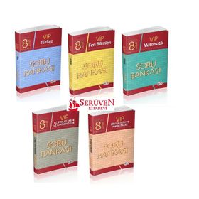 8. Sınıf Vip Soru Bankası Seti 6 Kitap Editör Yayınları