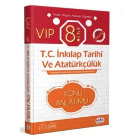 8. Sınıf VIP T.C. İnkılap Tarihi ve Atatürkçülük Konu Anlatımı 2023 - Editör Yayınevi