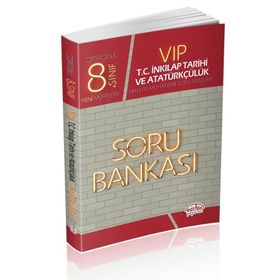 8. Sınıf VIP T.C. İnkılap Tarihi ve Atatürkçülük Soru Bankası Editör Yayınları