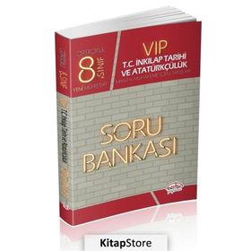 8. Sınıf VIP T.C. İnkılap Tarihi ve Atatürkçülük Soru Bankası Editör Yayınları