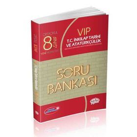8. Sınıf VIP T.C. İnkılap Tarihi ve Atatürkçülük Soru Bankası Editör Yayınları
