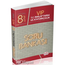 8. Sınıf Vip T.C. İnkılap Tarihi ve Atatürkçülük Soru Bankası - Serkan Karabulut Dinçer Üge