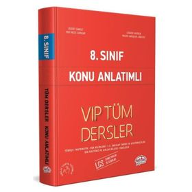 8. Sınıf VIP Tüm Dersler Konu Anlatımlı Kırmızı Editör Yayınları