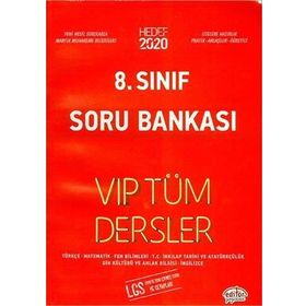 8. Sınıf VIP Tüm Dersler Soru Bankası Kırmızı Editör Yayınları