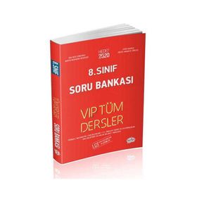 8. Sınıf VIP Tüm Dersler Soru Bankası Kırmızı Editör Yayınları