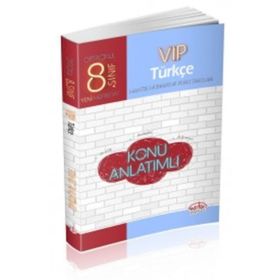 8. Sınıf VIP Türkçe Konu Anlatımı Editör Yayınları