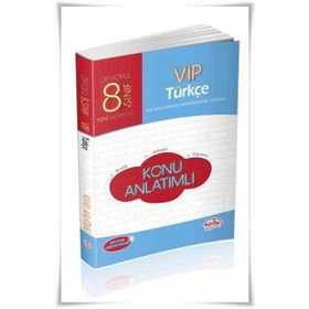 8. Sınıf VIP Türkçe Konu Anlatımı Editör Yayınları