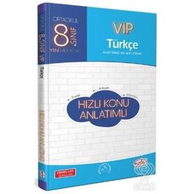8. Sınıf VIP Türkçe Konu Anlatımı Editör Yayınları