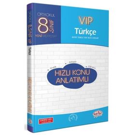 8. Sınıf VIP Türkçe Konu Anlatımı Editör Yayınları