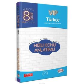 8. Sınıf VIP Türkçe Konu Anlatımı Editör Yayınları
