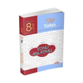 8. Sınıf VIP Türkçe Konu Anlatımlı Editör Yayınları