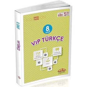 8. Sınıf VIP Türkçe Konu Anlatımlı Editör Yayınları