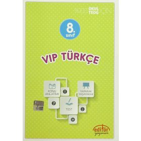 8. Sınıf VIP Türkçe Konu Anlatımlı Editör Yayınları