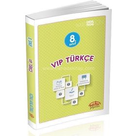 8. Sınıf VIP Türkçe Konu Anlatımlı Editör Yayınları