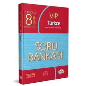 8. Sınıf Vip Türkçe Soru Bankası Komisyon Editör Yayınları